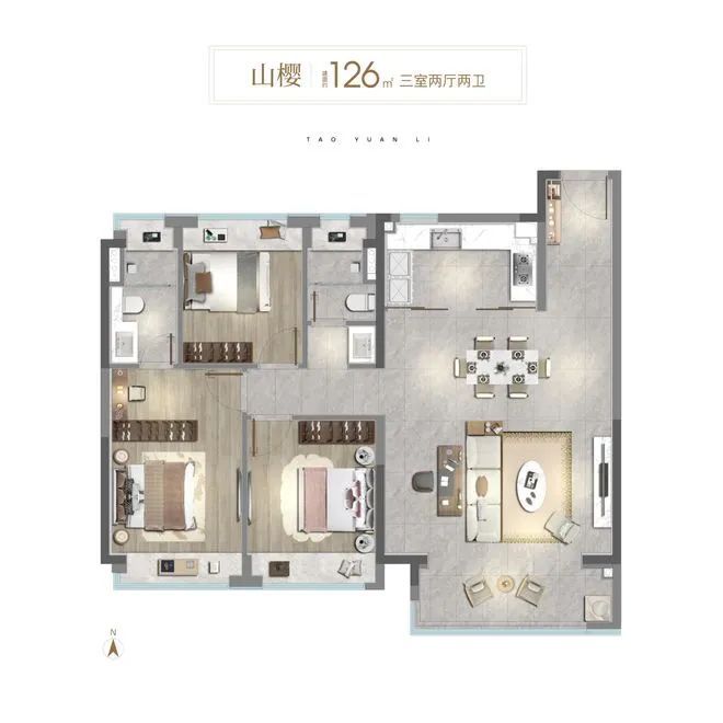 中环桃源里售楼处(2024官九游体育方网站)中环桃源里售楼处-户型配套(图22)