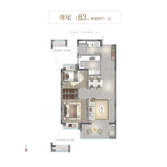 中环桃源里售楼处(2024官九游体育方网站)中环桃源里售楼处-户型配套(图20)